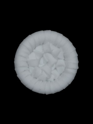 White Detailed Plastic Shank-Back Button – 36L/23mm White Detailed Plastic Shank-Back Button – 36L/23mm