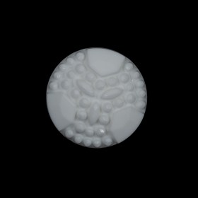 White Detailed Plastic Shank-Back Button – 36L/23mm White Detailed Plastic Shank-Back Button – 36L/23mm