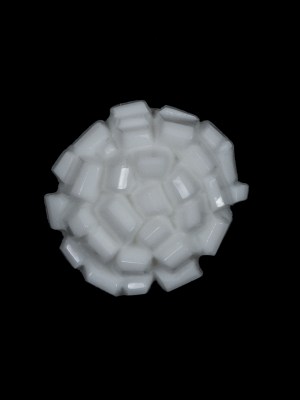 Italian White Abstract Floral Textured Shank Back Button – 36L/23mm Italian White Abstract Floral Textured Shank Back Button – 36L/23mm