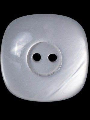 Light Silver Luminous Plastic Two-Hole Button – 44L/28mm Light Silver Luminous Plastic Two-Hole Button – 44L/28mm