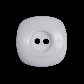 White Plastic Two-Hole Button – 40L/25.5mm White Plastic Two-Hole Button – 40L/25.5mm