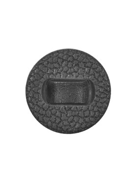 Italian Black Pebbly Shank-Back Button – 32L/20mm Italian Black Pebbly Shank-Back Button – 32L/20mm