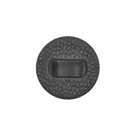 Italian Black Pebbly Shank-Back Button – 32L/20mm Italian Black Pebbly Shank-Back Button – 32L/20mm
