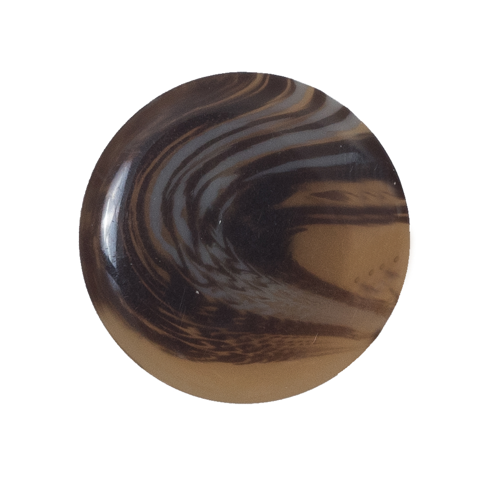 Brown Plastic Shank-Back Button – 44L/28mm Brown Plastic Shank-Back Button – 44L/28mm