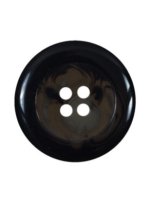 Dark Brown 4-Hole Plastic Button – 40L/25.5mm Dark Brown 4-Hole Plastic Button – 40L/25.5mm
