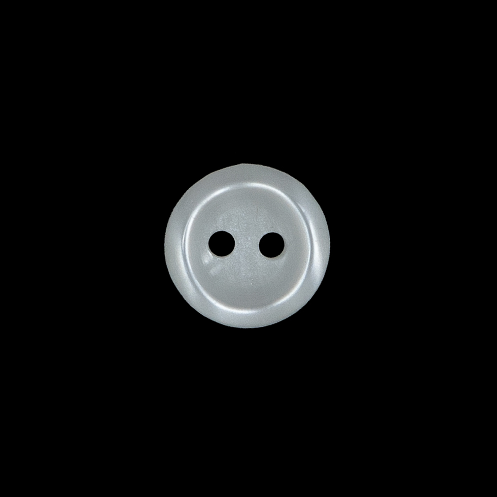 White Iridescent Plastic Button – 20L/12.5mm White Iridescent Plastic Button – 20L/12.5mm