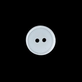 White 2-Hole Plastic Button – 22L/14mm White 2-Hole Plastic Button – 22L/14mm