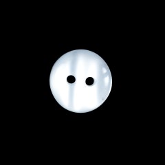 Opaque White 2-Hole Plastic Button – 24L/15mm Opaque White 2-Hole Plastic Button – 24L/15mm