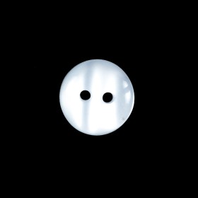 Opaque White 2-Hole Plastic Button – 24L/15mm Opaque White 2-Hole Plastic Button – 24L/15mm