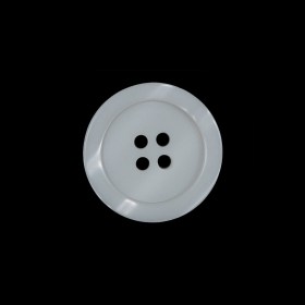 White Iridescent Plastic Button – 36L/23mm White Iridescent Plastic Button – 36L/23mm