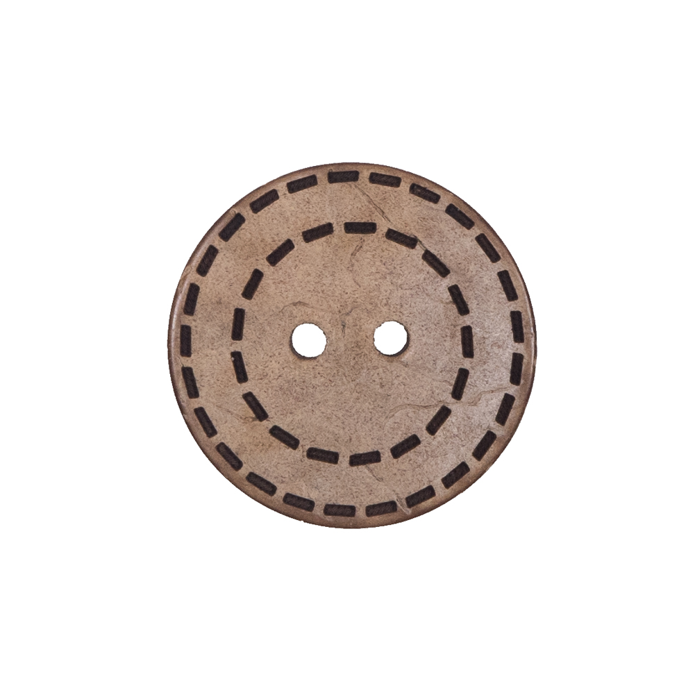 Italian Brown Etched Coconut Button – 36L/23mm Italian Brown Etched Coconut Button – 36L/23mm