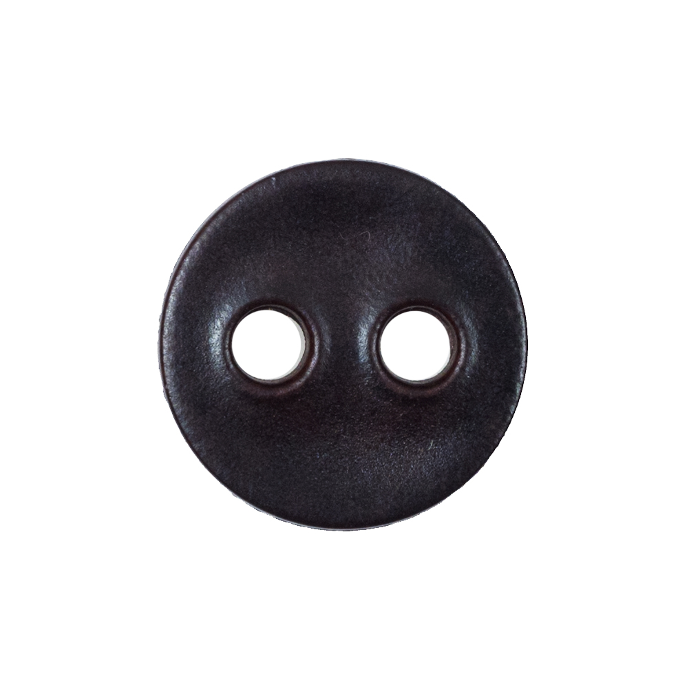 Thick Dark Brown 2-Hole Plastic Button – 32L/20mm Thick Dark Brown 2-Hole Plastic Button – 32L/20mm
