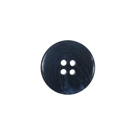 Indigo 4-Hole Plastic Button – 24L/15mm Indigo 4-Hole Plastic Button – 24L/15mm