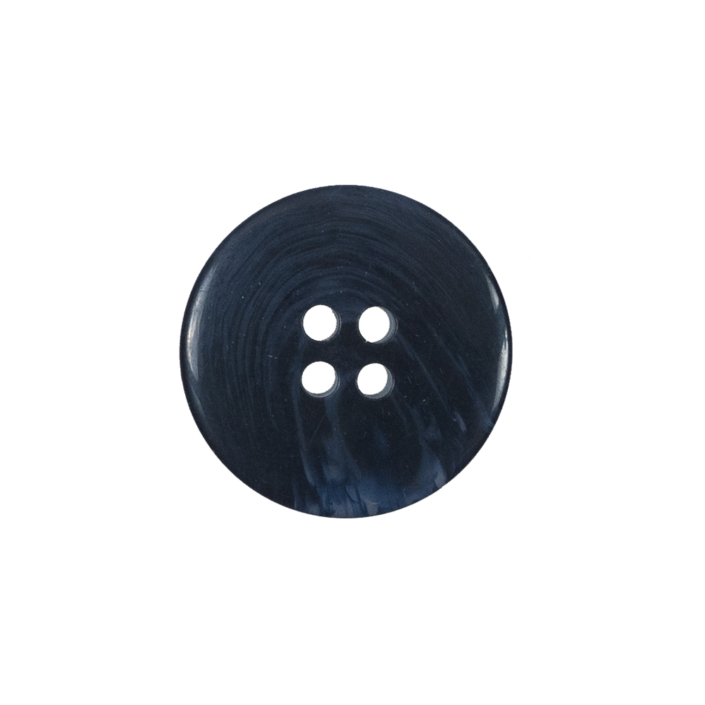 Indigo 4-Hole Plastic Button – 35L/22mm Indigo 4-Hole Plastic Button – 35L/22mm