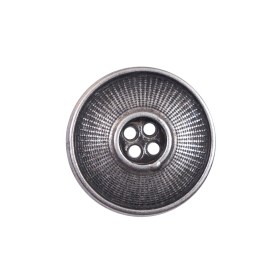 Italian Silver Metal 4-Hole Button – 36L/23mm Italian Silver Metal 4-Hole Button – 36L/23mm