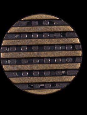 Italian Antique Gold Metal Lattice Shank Back Button – 44L/28mm Italian Antique Gold Metal Lattice Shank Back Button – 44L/28mm