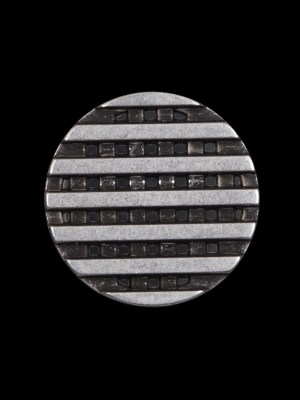 Italian Silver Metal Lattice Shank Back Button – 36L/23mm Italian Silver Metal Lattice Shank Back Button – 36L/23mm