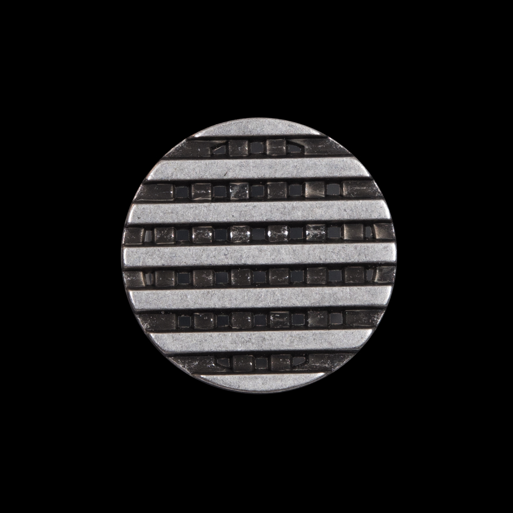 Italian Silver Metal Lattice Shank Back Button – 36L/23mm Italian Silver Metal Lattice Shank Back Button – 36L/23mm