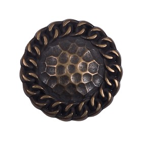 Italian Antique Gold Metal Shank Back Button – 48L/30.5mm Italian Antique Gold Metal Shank Back Button – 48L/30.5mm