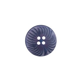 Blue Swirl 4-Hole Plastic Button – 24L/15mm Blue Swirl 4-Hole Plastic Button – 24L/15mm