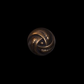 Antique Gold Etched Dome-Shaped Metal Button – 24L/15mm Antique Gold Etched Dome-Shaped Metal Button – 24L/15mm