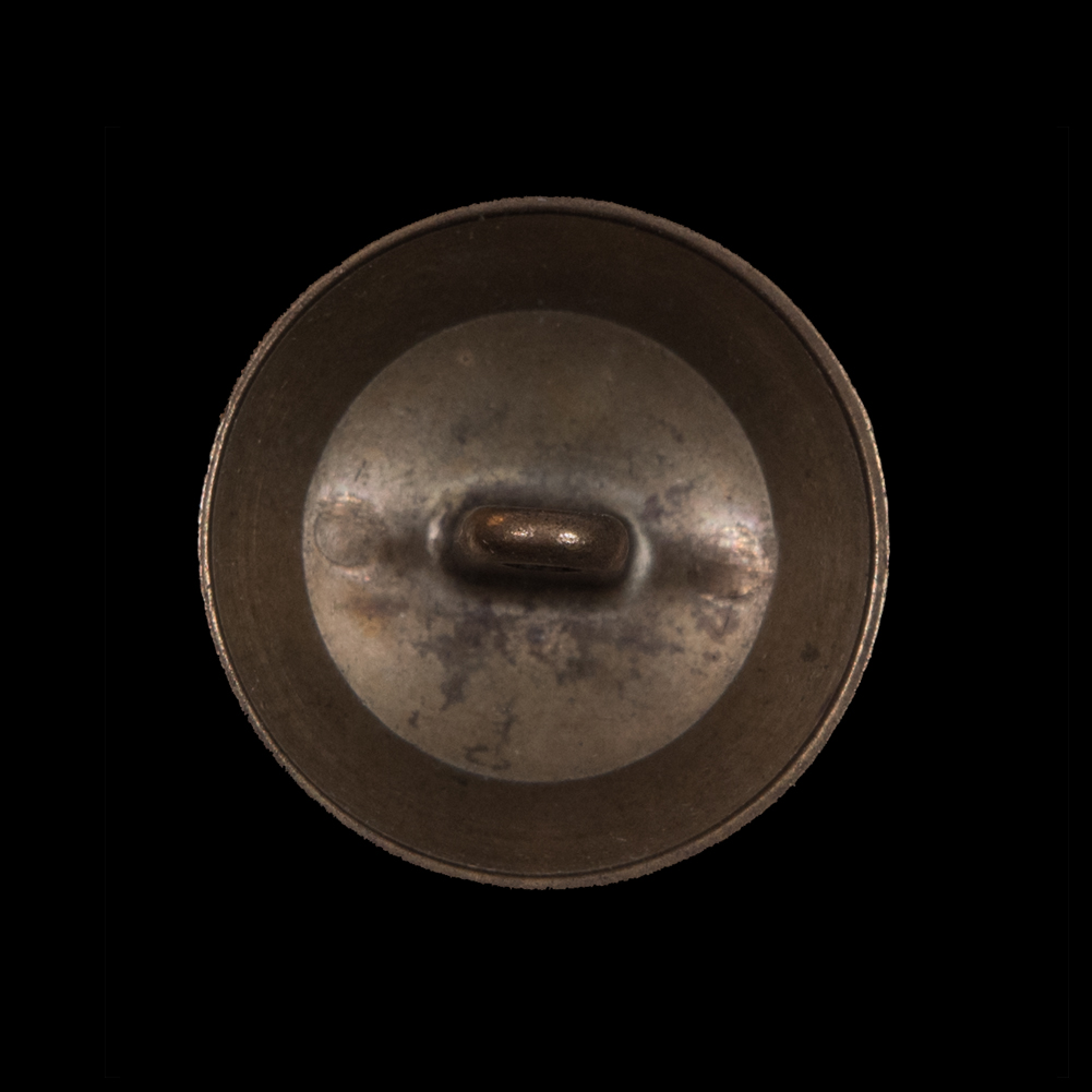 Antique Gold Metal Crest Shank Back Button – 40L/25.5mm Antique Gold Metal Crest Shank Back Button – 40L/25.5mm