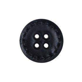 Black Plastic 4-Hole Button – 36L/23mm Black Plastic 4-Hole Button – 36L/23mm