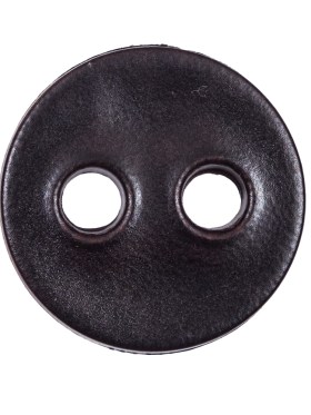 Dark Brown 2-Hole Painty Waist Plastic Button – 44L/28mm Dark Brown 2-Hole Painty Waist Plastic Button – 44L/28mm