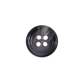 Gray Plastic 4-Hole Button – 24L/15mm Gray Plastic 4-Hole Button – 24L/15mm