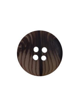 Brown Plastic 4-Hole Button – 28L/18mm Brown Plastic 4-Hole Button – 28L/18mm