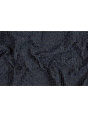 Black and Navy Quilted Brocade Black and Navy Quilted Brocade