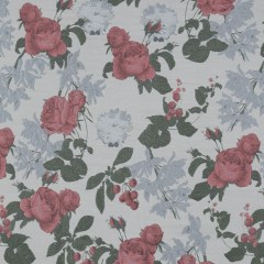 White, Pink and Green Floral Jacquard White, Pink and Green Floral Jacquard