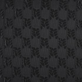 Luminous Black on Black Polyester Jacquard Luminous Black on Black Polyester Jacquard