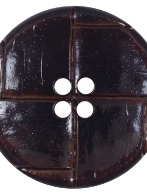 Italian Brown Faux Leather Button – 64L/40.5mm Italian Brown Faux Leather Button – 64L/40.5mm