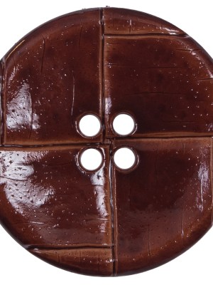 Italian Light Brown Faux Leather Button – 64L/40.5mm Italian Light Brown Faux Leather Button – 64L/40.5mm