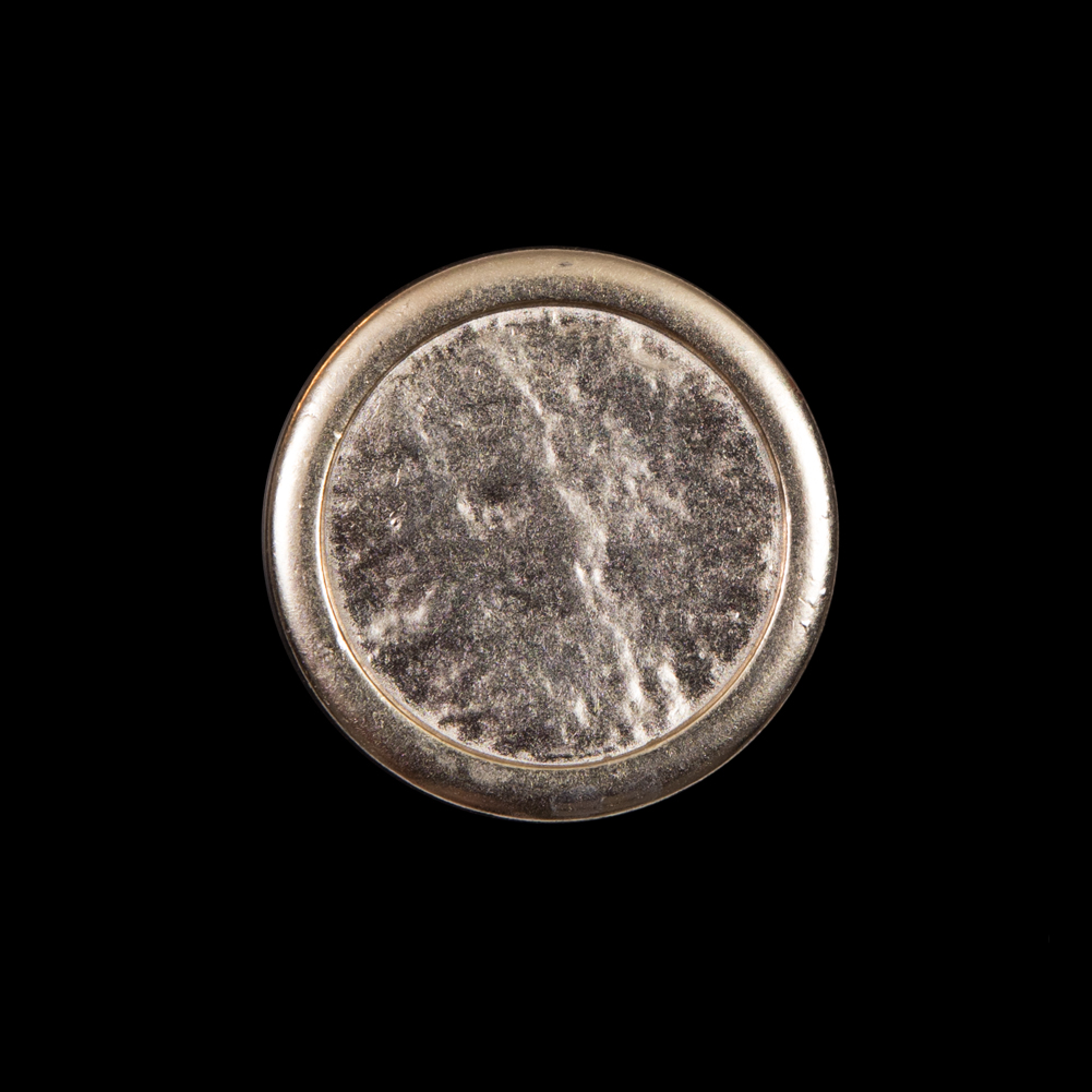 Italian Gold Hammered Metal Shank Back Button – 36L/23mm Italian Gold Hammered Metal Shank Back Button – 36L/23mm