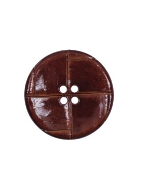 Italian Light Brown Faux Leather Button – 30L/19mm Italian Light Brown Faux Leather Button – 30L/19mm