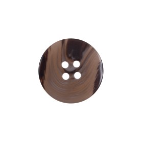 Brown Plastic 4-Hole Button – 32L/20mm Brown Plastic 4-Hole Button – 32L/20mm
