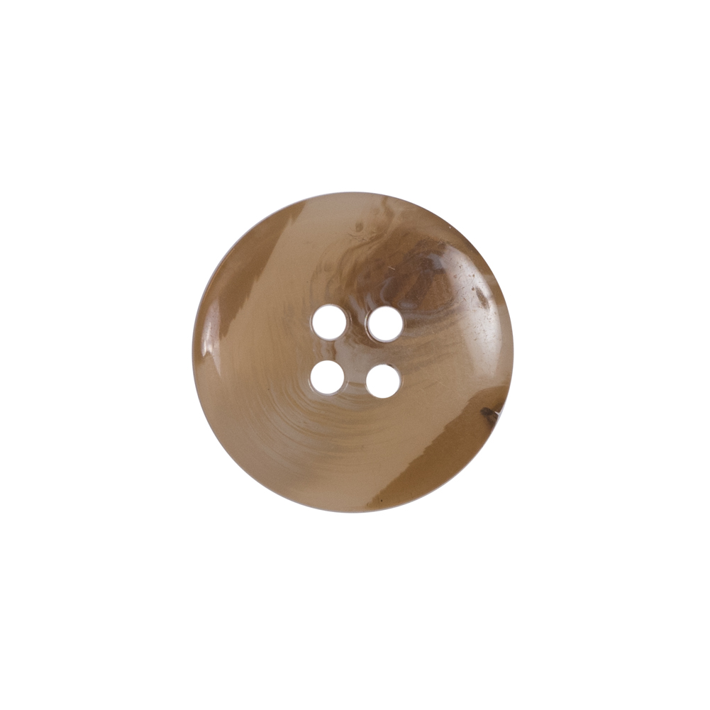 Light Brown Plastic 4-Hole Button – 32L/20mm Light Brown Plastic 4-Hole Button – 32L/20mm