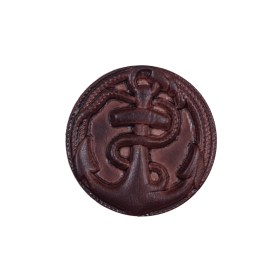 Italian Brown Anchor Plastic Shank Back Button – 36L/23mm Italian Brown Anchor Plastic Shank Back Button – 36L/23mm