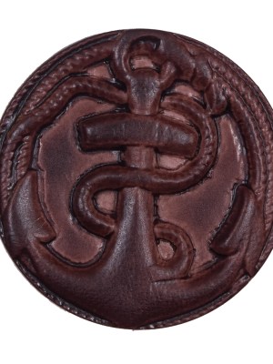 Italian Brown Anchor Plastic Shank Back Button – 54L/34mm Italian Brown Anchor Plastic Shank Back Button – 54L/34mm