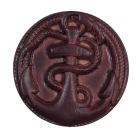 Italian Brown Anchor Plastic Shank Back Button – 54L/34mm Italian Brown Anchor Plastic Shank Back Button – 54L/34mm