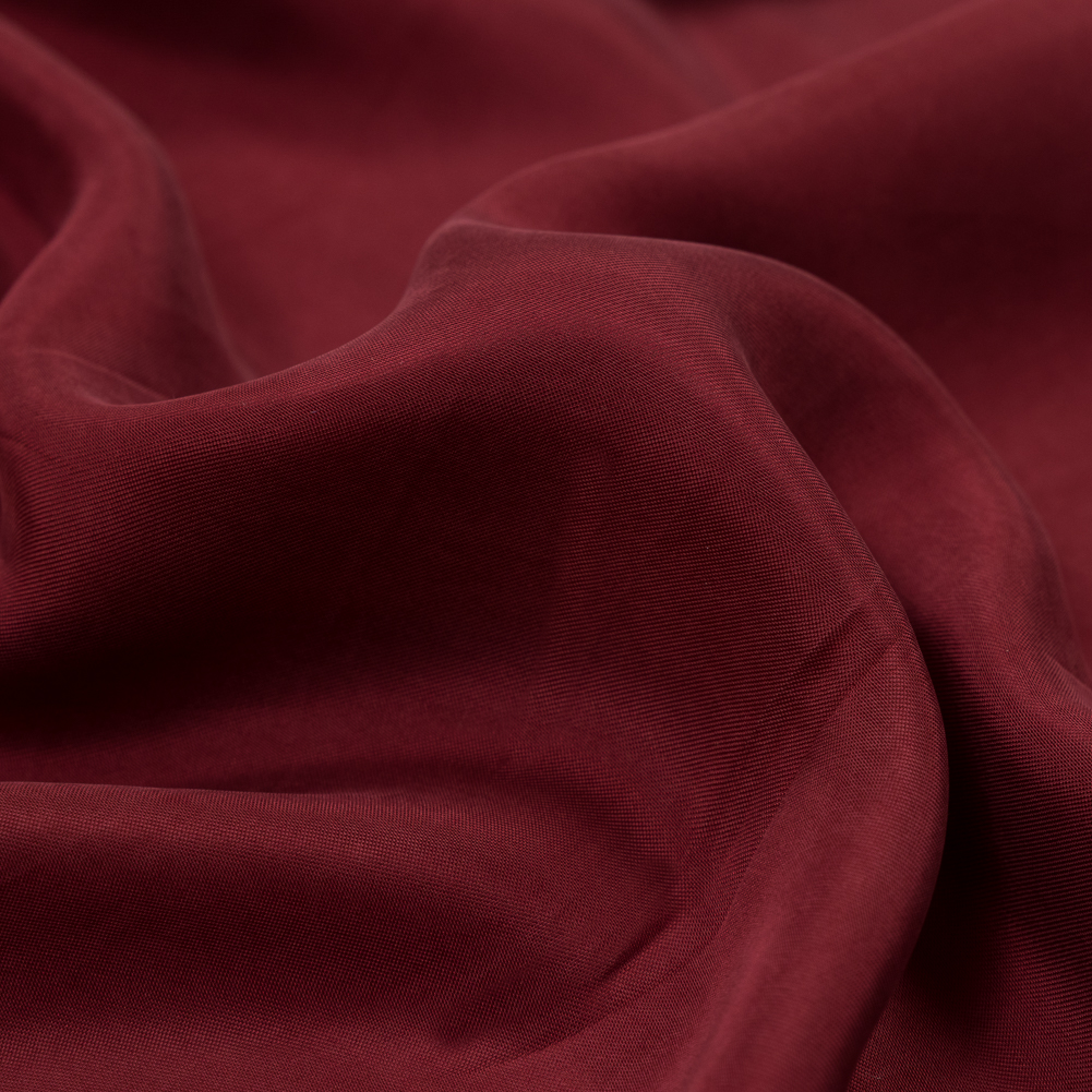 Washed Copper and Rayon Twill – Wine – Darcy Collection Washed Copper and Rayon Twill – Wine – Darcy Collection