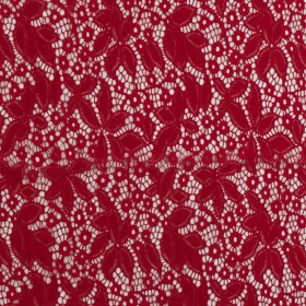 Stretch Lace – Red Floral – Katerina Collection Stretch Lace – Red Floral – Katerina Collection