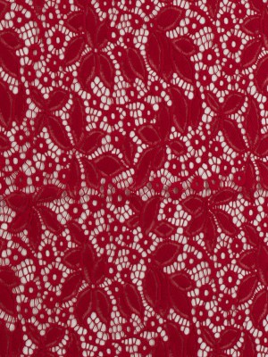 Stretch Lace – Red Floral – Katerina Collection Stretch Lace – Red Floral – Katerina Collection