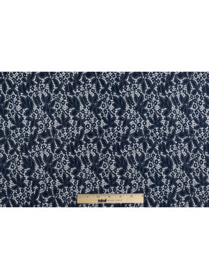 Stretch Lace – Dark Navy Floral – Katerina Collection Stretch Lace – Dark Navy Floral – Katerina Collection