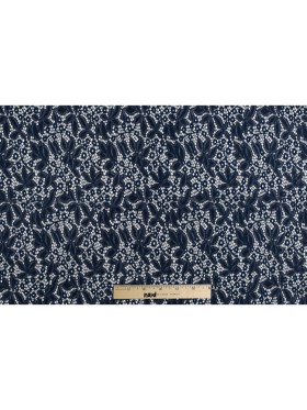 Stretch Lace – Dark Navy Floral – Katerina Collection Stretch Lace – Dark Navy Floral – Katerina Collection