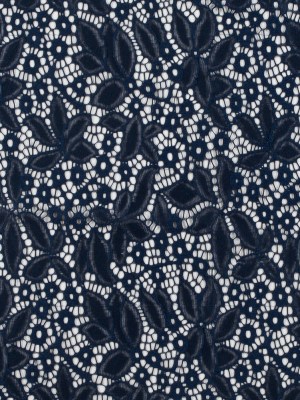 Stretch Lace – Dark Navy Floral – Katerina Collection Stretch Lace – Dark Navy Floral – Katerina Collection