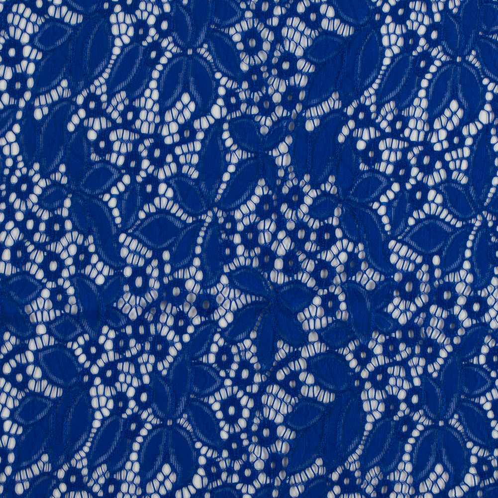Stretch Lace – Royal Blue Floral – Katerina Collection Stretch Lace – Royal Blue Floral – Katerina Collection