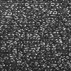 Black Novelty Lace w/ Knife Pleats Black Novelty Lace w/ Knife Pleats